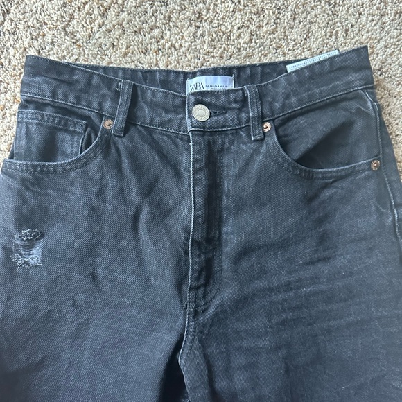 Ripped wide leg jeans-size 6 - Picture 4 of 6